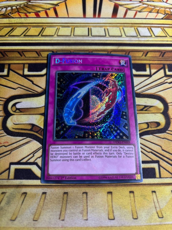 Yugioh D-Fusion Secret Rare Deso-En008
