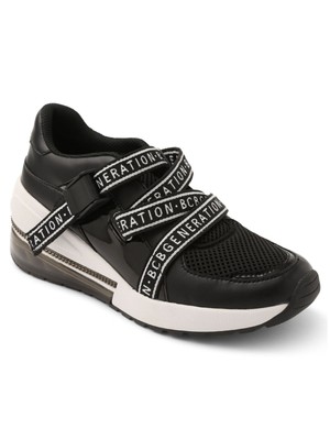 

Женские черные 1-дюймовые кроссовки на платформе BCBGENERATION Willa Wedge Athletic Training Shoes, Черный, GN204903