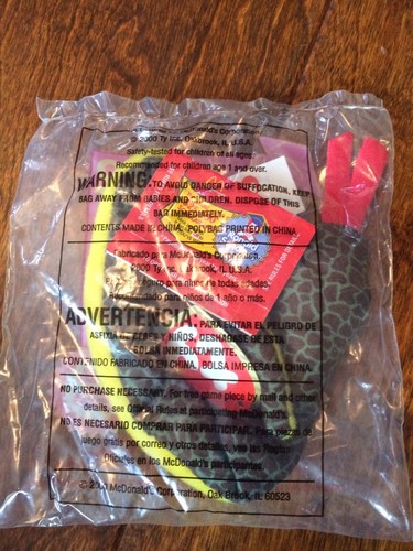 McDonalds 2000 VINTAGE Teenie Beanie Baby SLITHER The SNAKE #2 Happy Meal  New