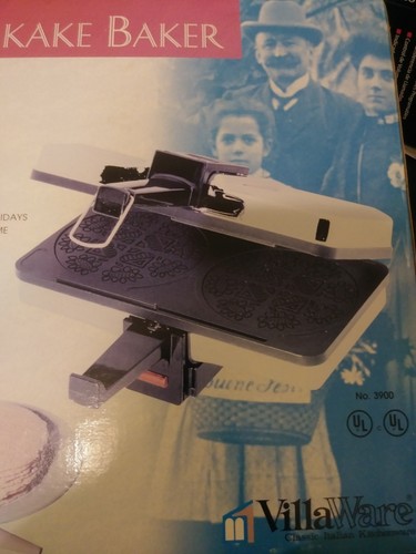 VillaWare 3900 Series II Krumkake Baker-Made in the U.S.A.- Cookie Maker