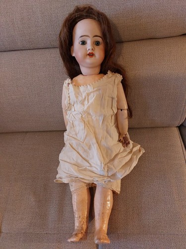 Ancienne Poupée Jumeau 53 Cm - France - Modèle Bru/Steiner ? - Tête En Biscuit