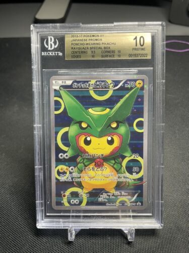 BGS 10 Rayquaza Pretend Poncho Pikachu #230/XY-P Pokémon BGS 10 Rayquaza Pretend Poncho Pikachu #230/XY-P Pokémon