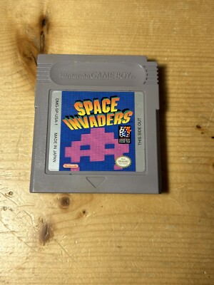 Space Invaders ORIGINAL NINTENDO Gameboy Tested, Working & Authentic! GAME ONLY