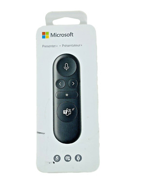 Microsoft Presenter + Black - Wireless Connectivity - Rechargeable Battery NEW