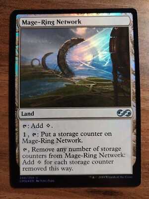 1x Mage-Ring Network -  *FOIL* NM - Ultimate Masters - SPARROW MAGIC mtg