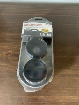 PRO. Precision Design 2.5x Telephoto & 45x Wide-Angle Macro Digital Lenses