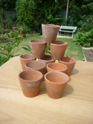 second hand terracotta pots
