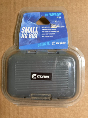 Clam Small Jig Box Waterproof NIP