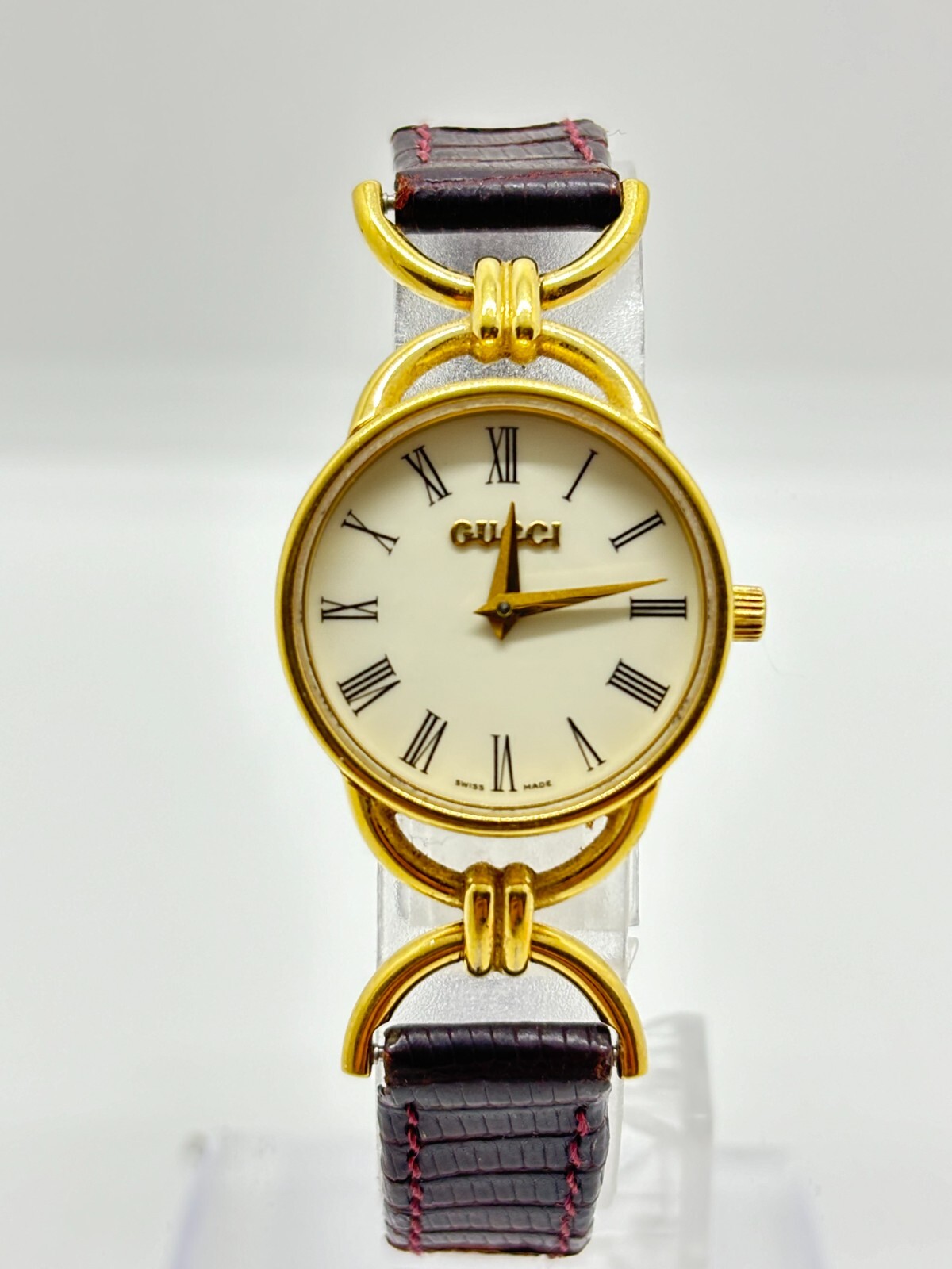 504 GUCCI 時計　レディース　6000.2.L ヴィンテージ ゴールド Gucci 6000.2.l Watch: Vintage Ladies 90s Gold and Tropical
