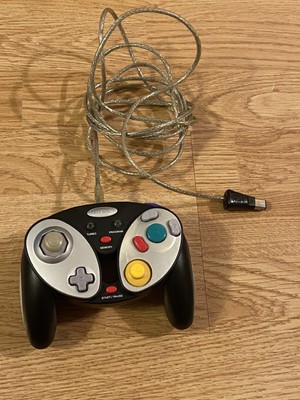 Intec 3rd Party GameCube GC-5016-A Black Controller - Tested