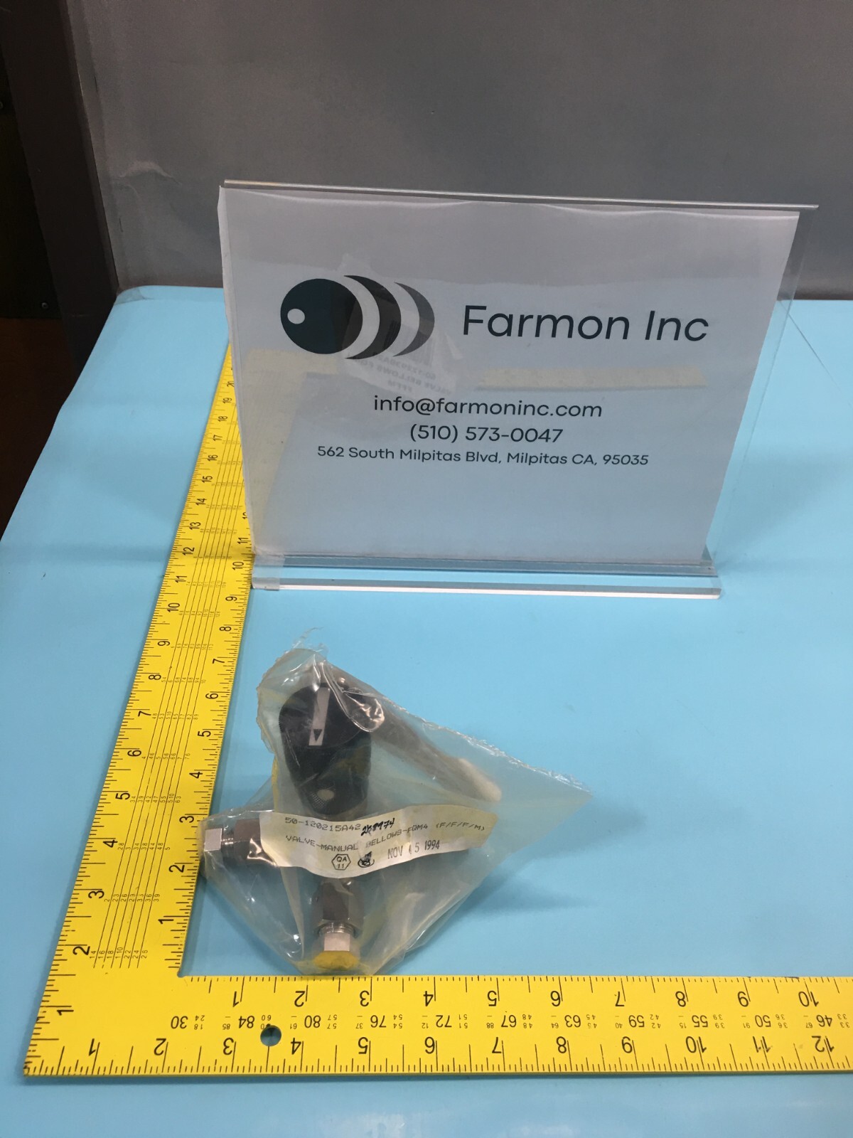 ASM 50-122938A20 VALVE BELLOWS FQM4 FFFM, 134682