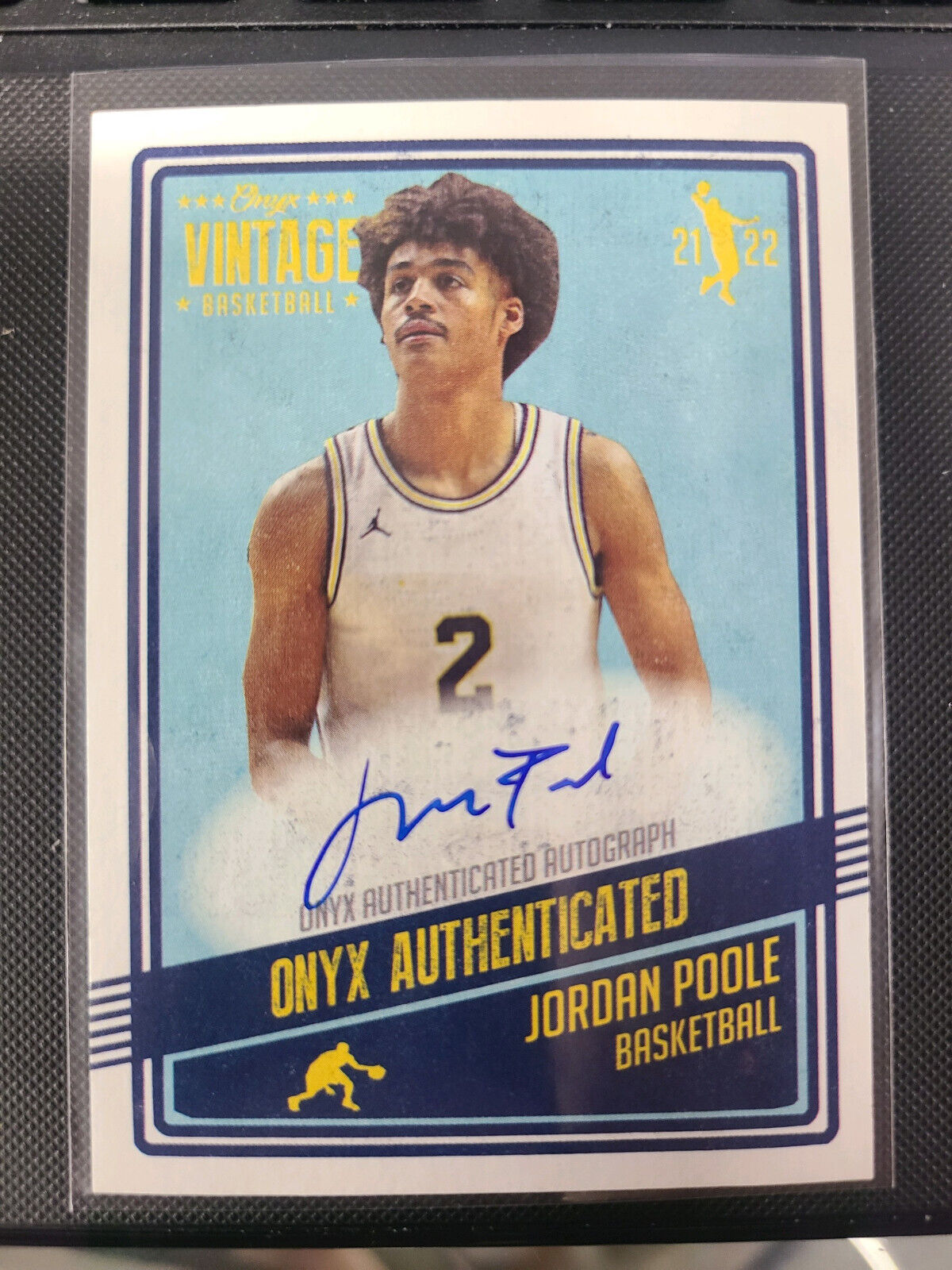 2021-22 Onyx Authenticated Vintage JORDAN POOLE AUTO 2021-22 Onyx Authenticated Vintage JORDAN POOLE AUTO