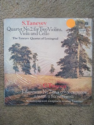 S. Taneyev: Quartet No 2 For Two Violins, Viola And Cello The Taneyev Quarter Of