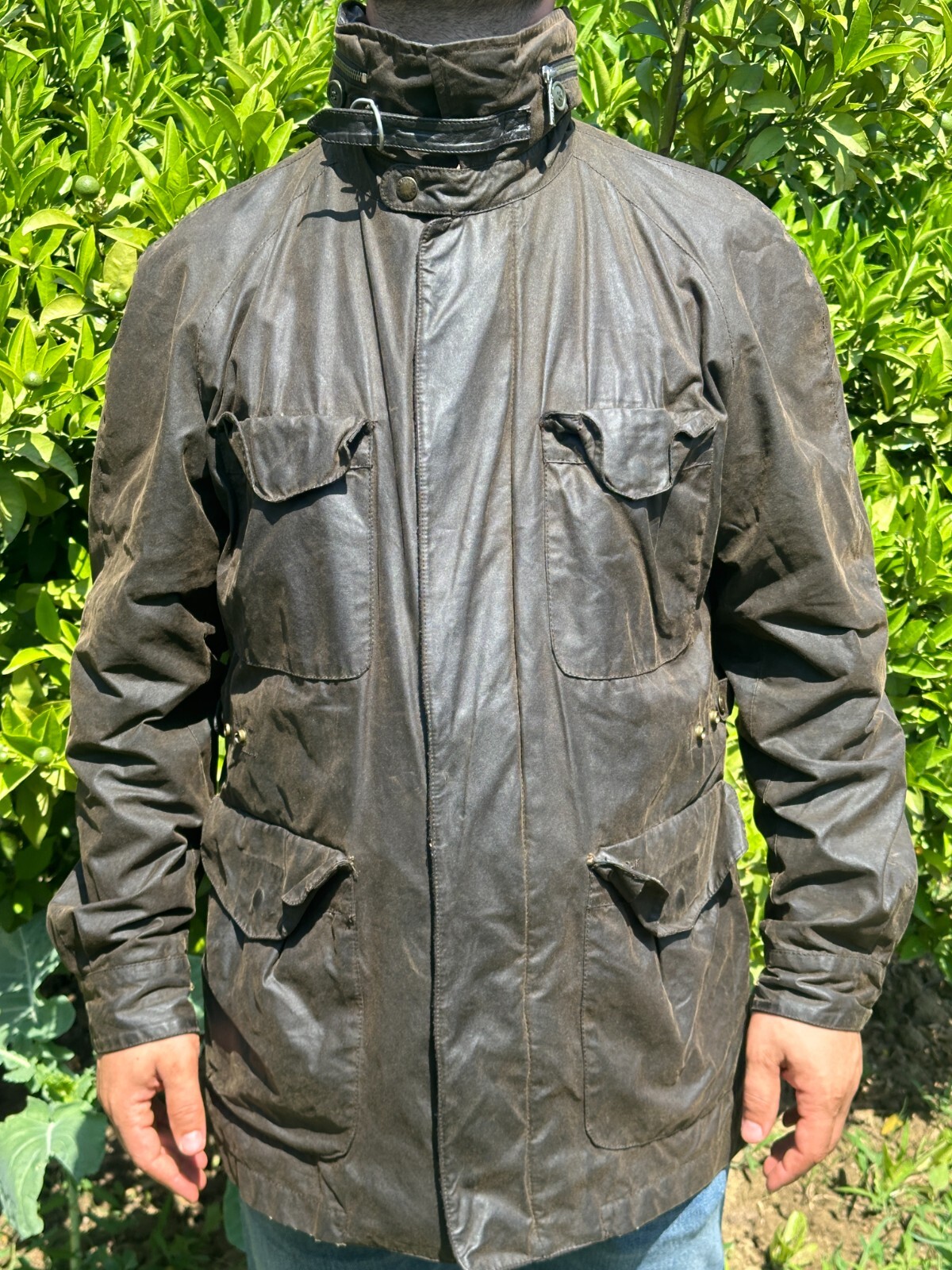 Limited Barbour Tokito Horse Riding Hooded Leather Waxed