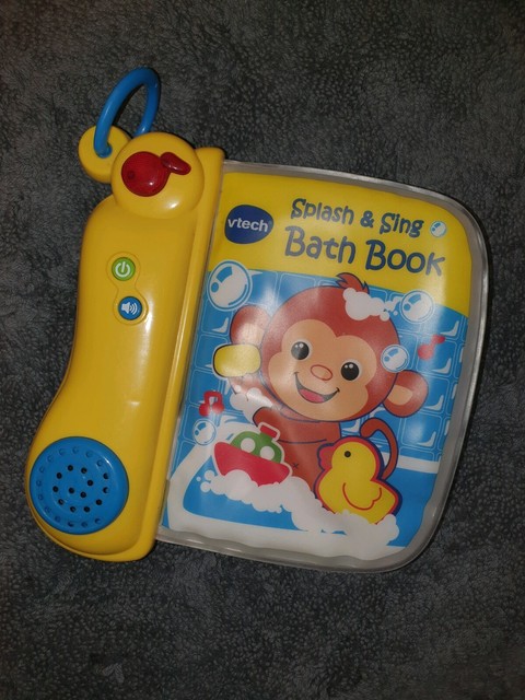 vtech splash and sing bath book