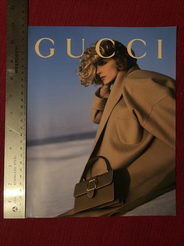 ヴィンテージ ポスター　GUCCI Gucci Women's Designer Fashions 1992 Print Ad - Great To