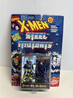 Steel Mutants X-Men: 3'' Cyclops vs Mr. Sinister (1994, ToyBiz)