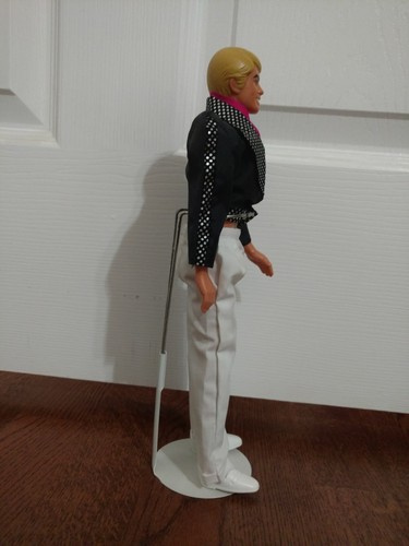 1982 Sunsational Ken Doll Wearing Dinner Date #4947 Stand Included