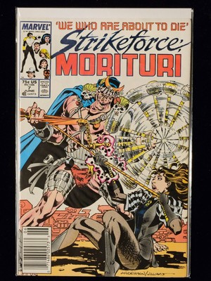 STRIKEFORCE: MORITURI Comic #7 (Jun 1987, Marvel) 9.2 NM-