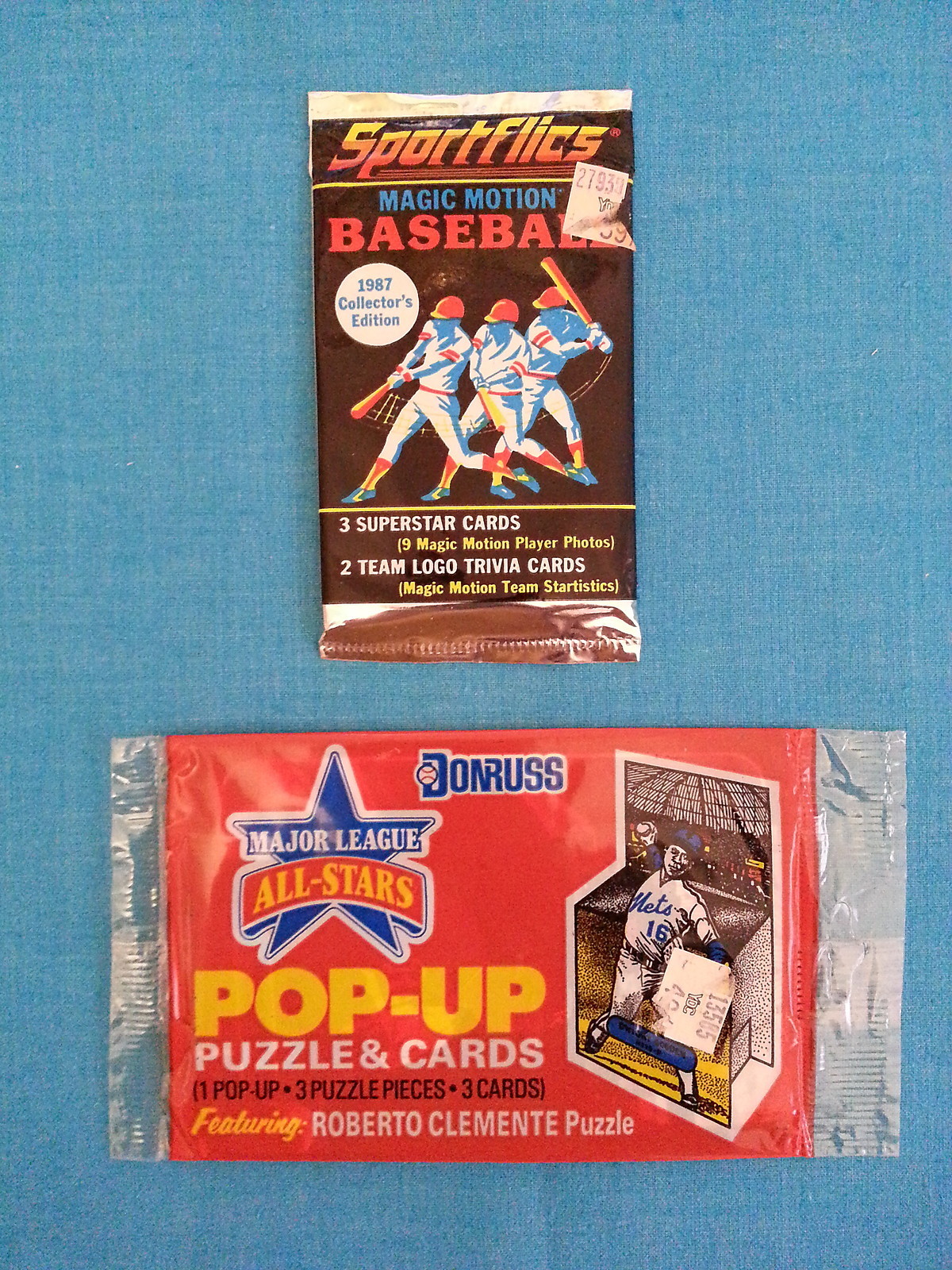 Collectors Trading Cards SPORTFLICS SPORTFLICS BASEBALL FOIL PACK