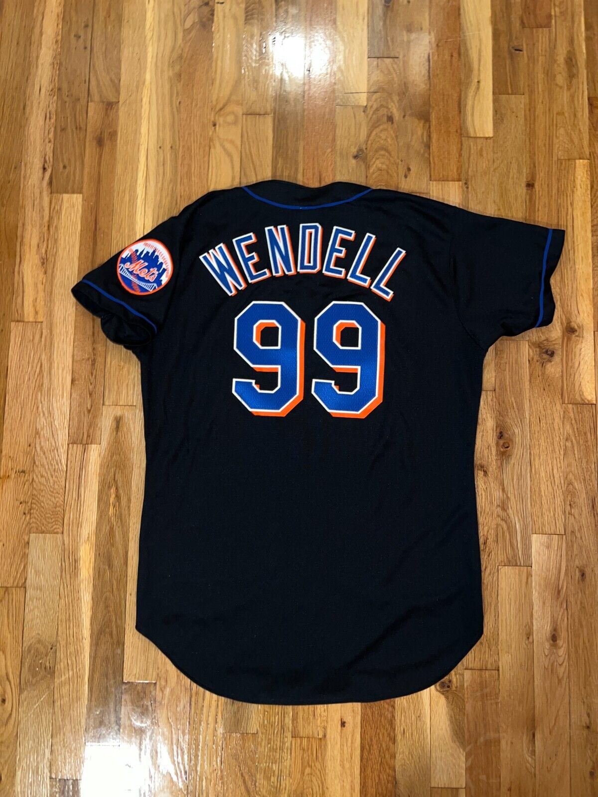 TURK WENDELL Russell Athletic AUTHENTIC NEW YORK METS Black TURK WENDELL Russell Athletic AUTHENTIC NEW YORK METS Black