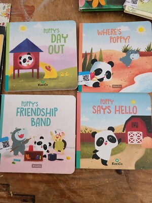 Kiwi Co. ''Poppy'' Board Books - Lot of 5