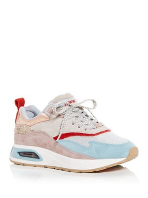 

Женские синие спортивные кроссовки на танкетке HOFF Color-Block Snake-Micerino Toe, Синий, 12206005