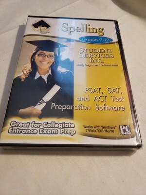 Spelling GRADES 9-12 PSAT, SAT, ACT TEST Preparation High Achiever Brand New 