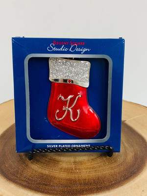 REGENT SQUARE SILVER PLATED CHRISTMAS ORNAMENT