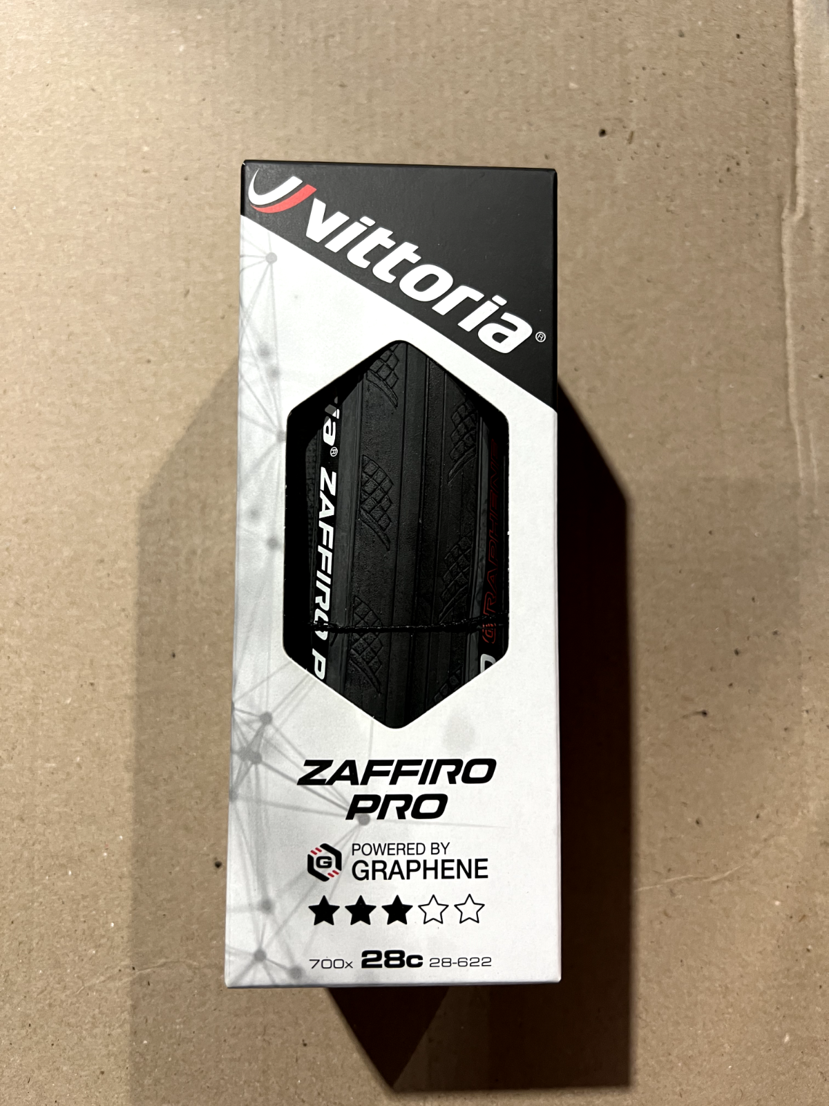 Vittoria Zaffiro Pro 700 x 28C Black Folding Graphene G2.0 Road 1 or 2 tires