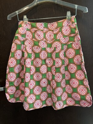 NWT Dizzy Lizzie skirt size 4 green and pink
