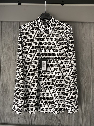 Pre-owned Dolce & Gabbana Dolce&gabbana Men's Dress Shirt Martini Fit Size It40 = 15 3/4 In White