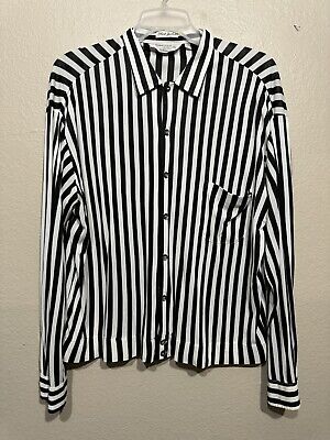 Vintage 60 s Penneys Towncraft Bold Stripe Shirt-Jacket Rockabilly XL Triacetate