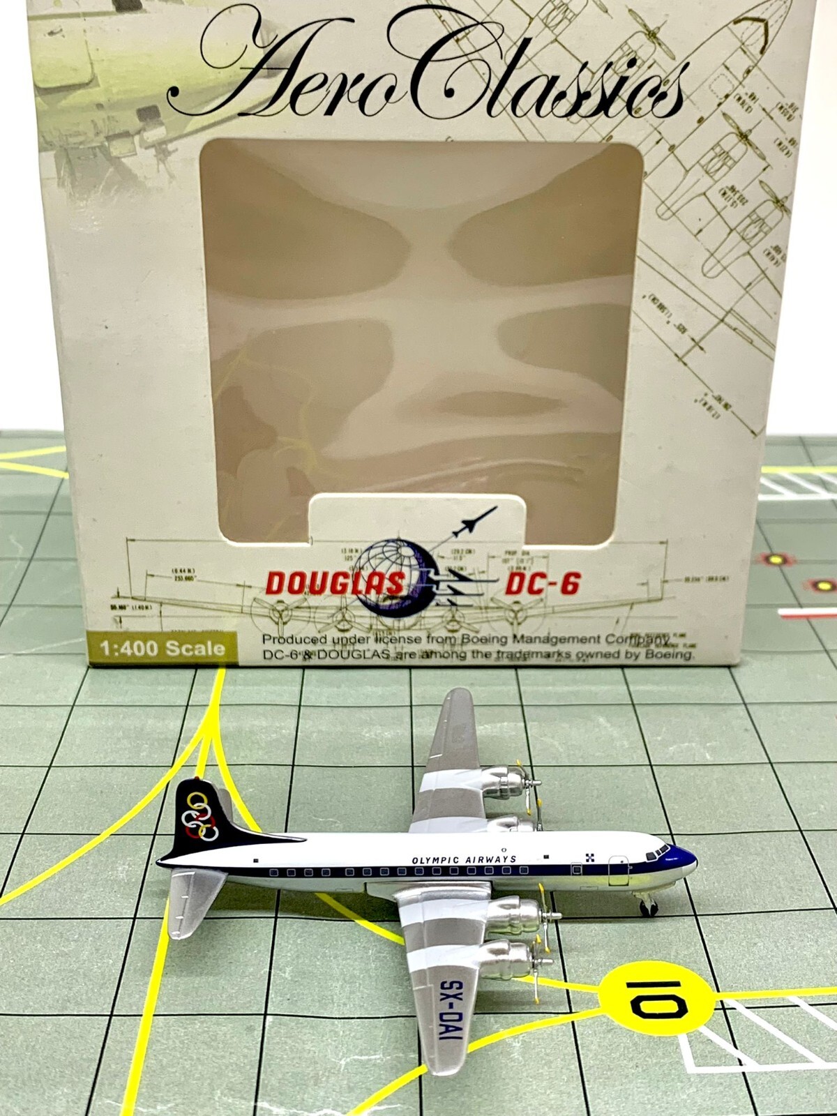 AeroClassics　飛行機模型　1/400 Aeroclassics Scale 1:400 Olympic Airways DC-6 SX-DAI | eBay