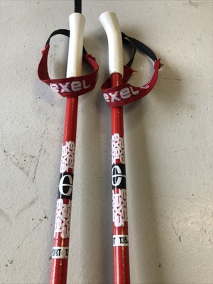 Vintage Exel Composite Ski Poles 135cm Sport With Trak Baskets.