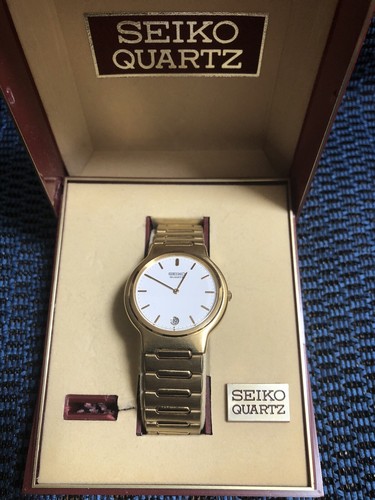 レア SEIKO セイコー デザイナー ゴールド QUARTZ 正確稼働 レトロ Vintage SEIKO 5Y29-6030 Dress Watch (Gold tone) | eBay