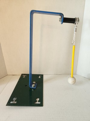 Vintage Golf Swing Trainer 14  Tall Rotating Ball for Left Right Handed Golfer