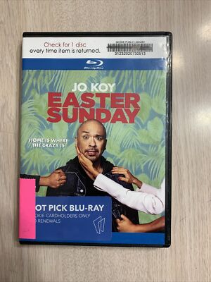 EASTER SUNDAY BLU RAY 2022 PLAYS GREAT STARRING  GREAT FILM JO KOY