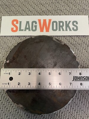 8 inch disc 1 inch thick steel plate 1 x8  disc A36 Hot Roll Flat