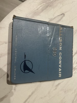 North Central Airlines Pilots Handbook GM Allison Convair 580 Flt Manual