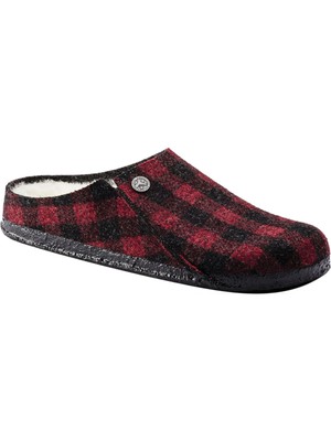 

BIRKENSTOCK Женские красные шлепанцы в клетку Zermatt с круглым носком на платформе без шнурков, Красный, 1017544