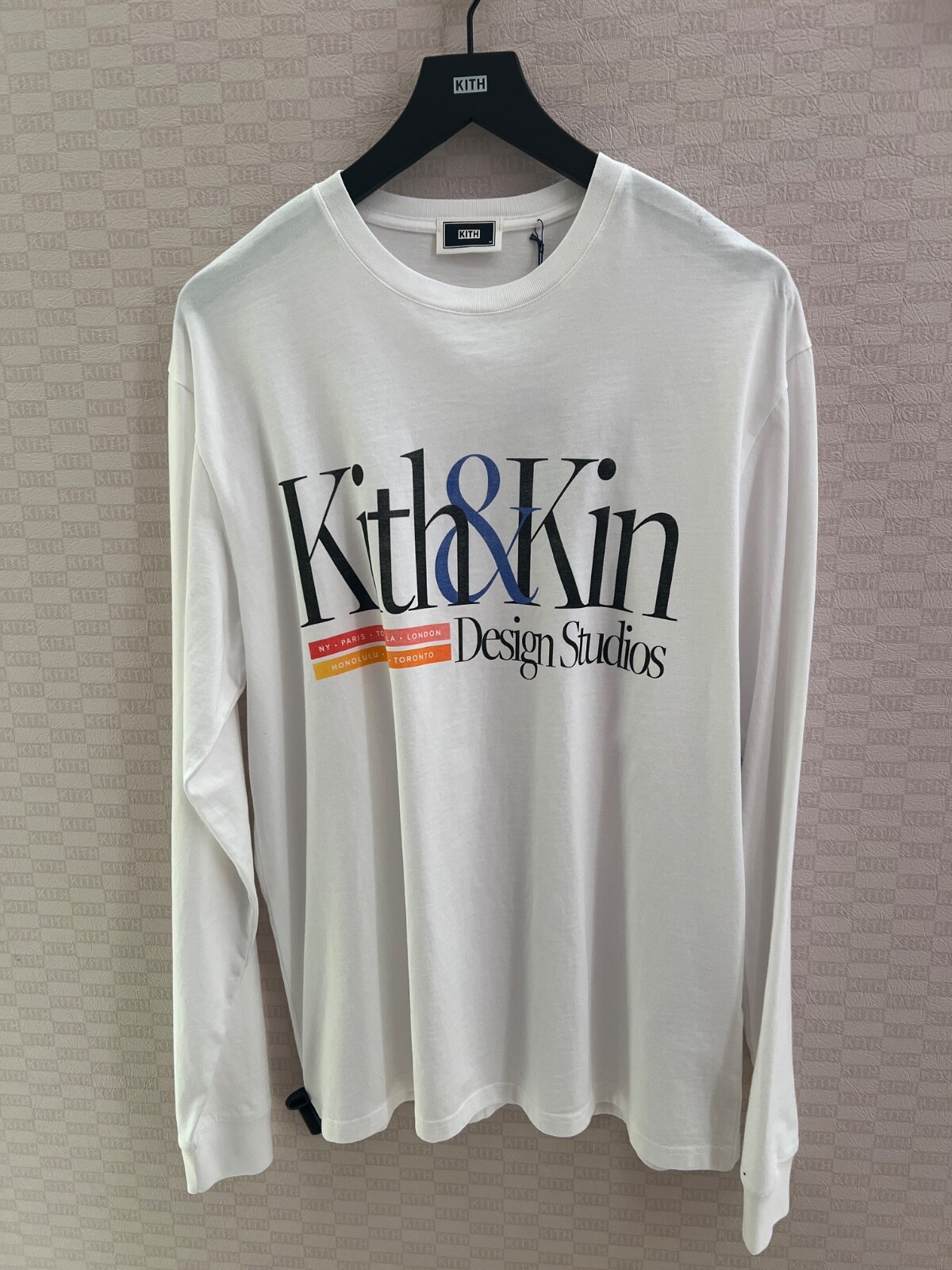 ★25SS★Kith Design Studios Tee 🔥EXCLUSIVE🔥Kith Design Studios Gradient Vintage LS Tee