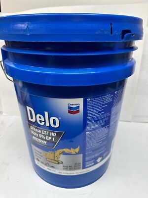 Chevron Delo Grease ESI HD Moly 5%, EP1, 35 lb pail