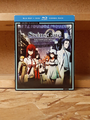 STEINS;GATE: THE COMPLETE SERIES Blu-ray/DVD 8 Discs with Slipcover ANIME