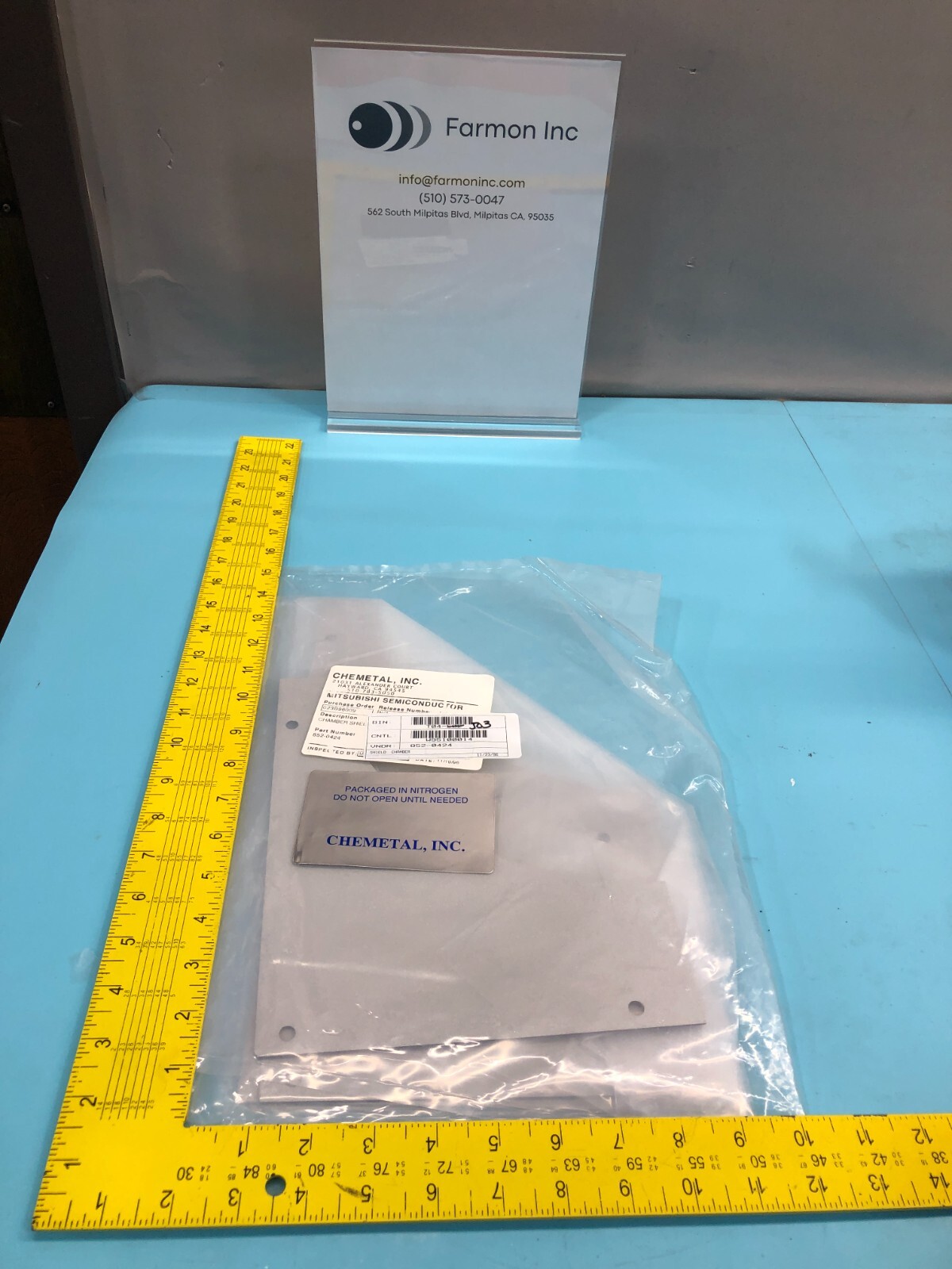 Set of 4 ANELVA 852-0424 Shield Chamber, Doors, 162245