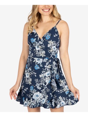 БЕЗМОЛВНОЕ женское короткое платье с галстуком-спагетти на бретельках