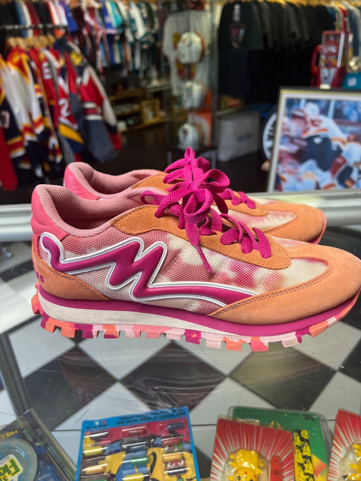 orange marc jacob sneakers