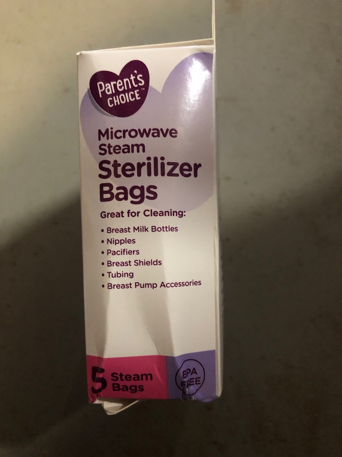 Parents Choice Microwave Steam Sterilizer Bags For Breast Feeding Accessorie