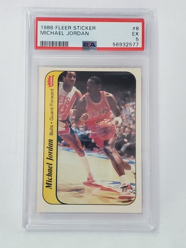 マイケルジョーダン 絵皿 1986 Playoffs 1986 STAR MICHAEL JORDAN #8 THE 1986 PLAYOFFS ROOKIE RC BGS