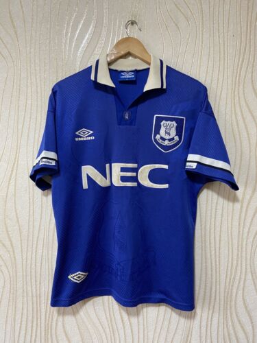 EVERTON 1994 1995 HOME FOOTBALL SHIRT SOCCER JERSEY UMBRO sz EVERTON 1994 1995 HOME FOOTBALL SHIRT SOCCER JERSEY UMBRO sz